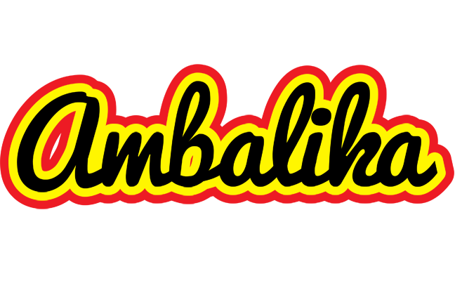 Ambalika flaming logo