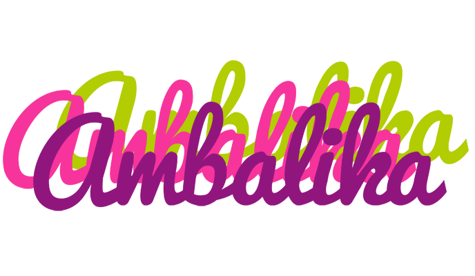 Ambalika flowers logo