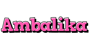 Ambalika girlish logo