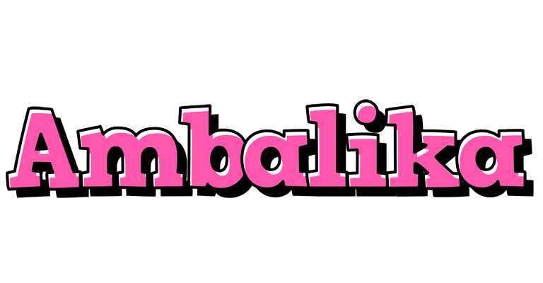Ambalika girlish logo