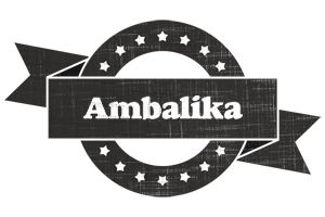 Ambalika grunge logo