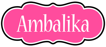 Ambalika invitation logo