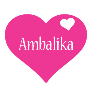 Ambalika love-heart logo