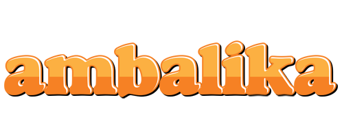 Ambalika orange logo