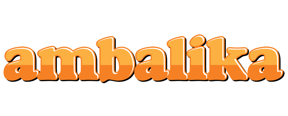 Ambalika orange logo