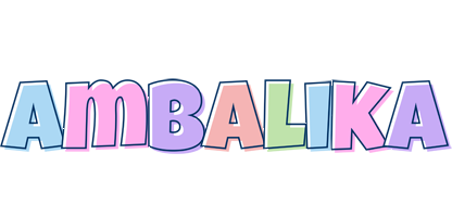 Ambalika pastel logo