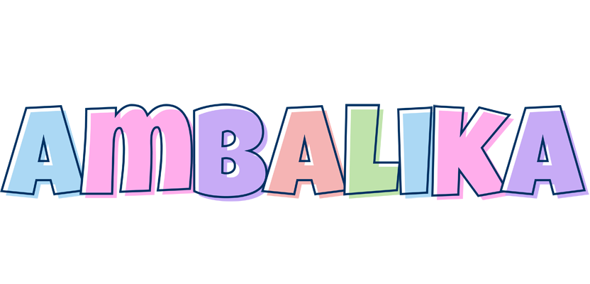 Ambalika pastel logo