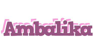 Ambalika relaxing logo