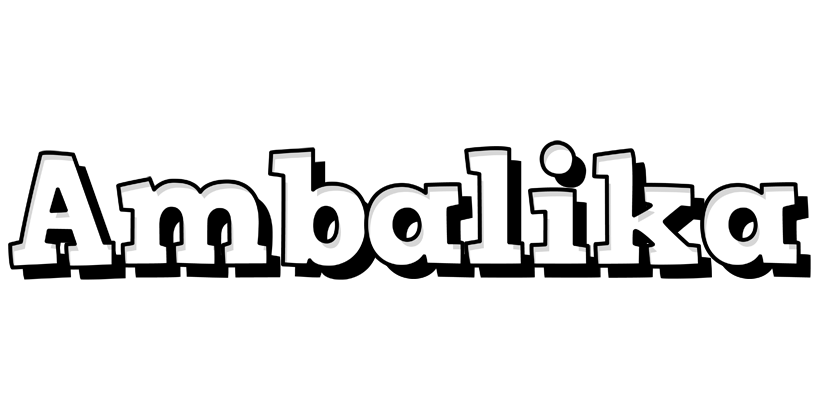 Ambalika snowing logo