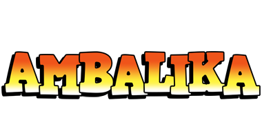 Ambalika sunset logo