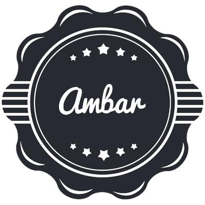 Ambar badge logo