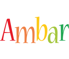 Ambar birthday logo