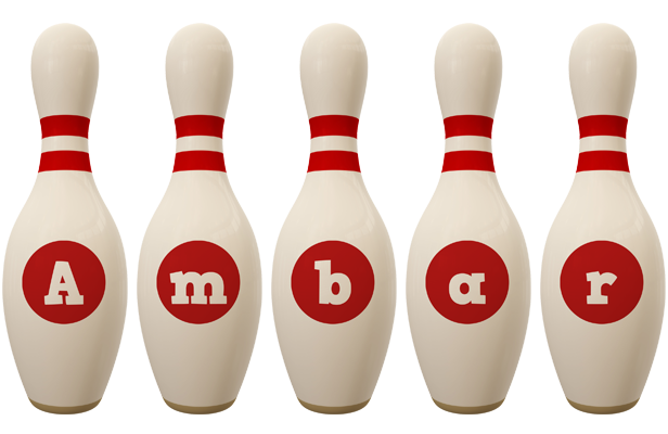 Ambar bowling-pin logo