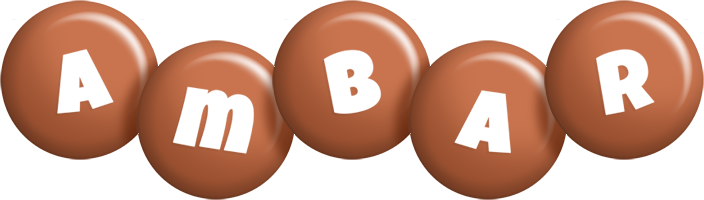 Ambar candy-brown logo