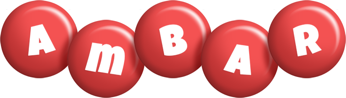 Ambar candy-red logo
