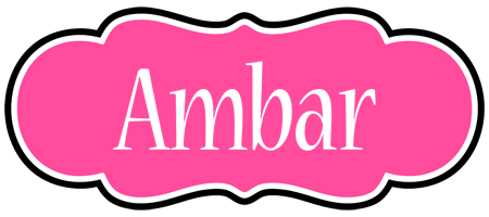 Ambar invitation logo