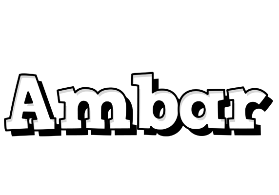 Ambar snowing logo