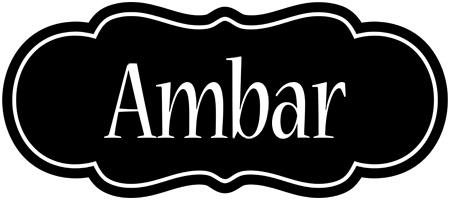 Ambar welcome logo