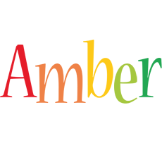 Amber birthday logo