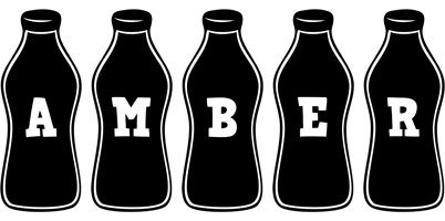 Amber bottle logo