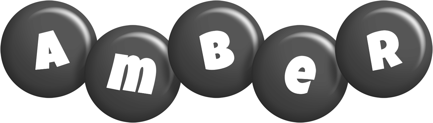 Amber candy-black logo