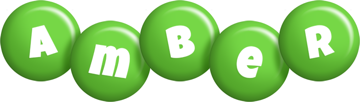 Amber candy-green logo