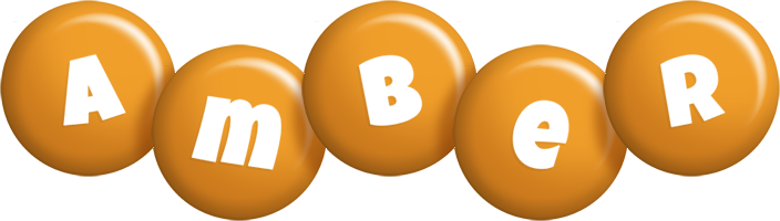 Amber candy-orange logo