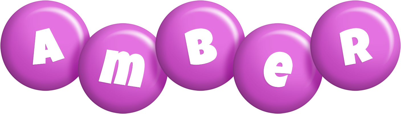 Amber candy-purple logo