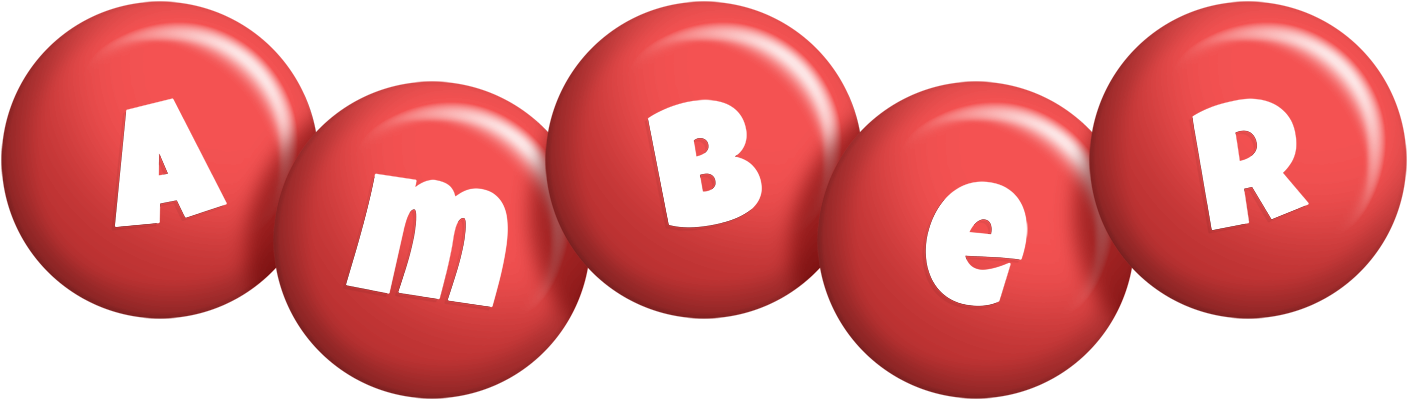 Amber candy-red logo