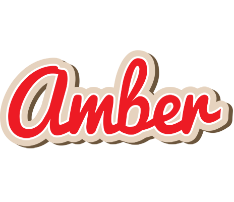 Amber chocolate logo