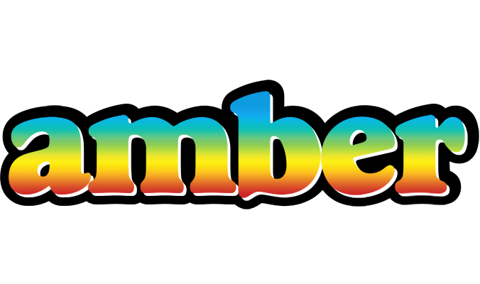 Amber color logo
