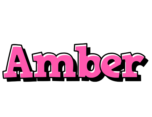 Amber girlish logo