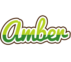 Amber golfing logo