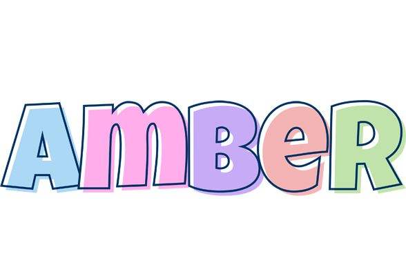 Amber pastel logo