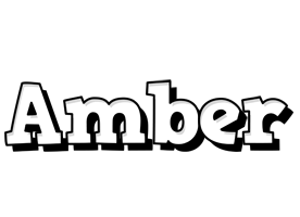 Amber snowing logo