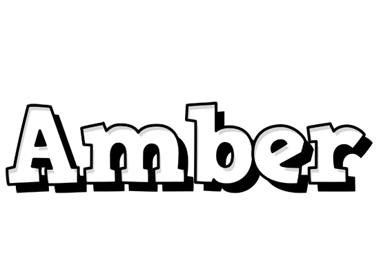 Amber snowing logo