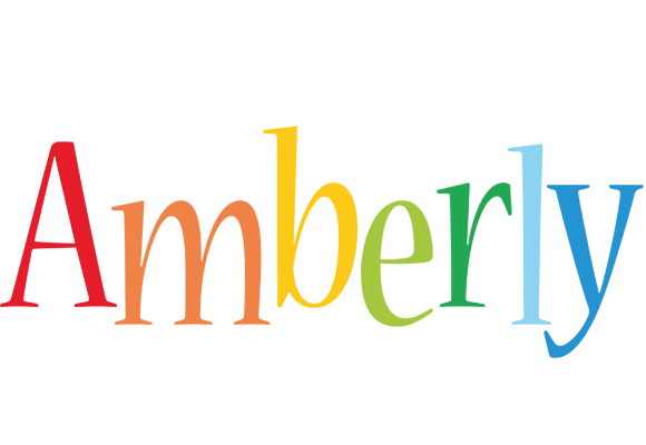 Amberly birthday logo