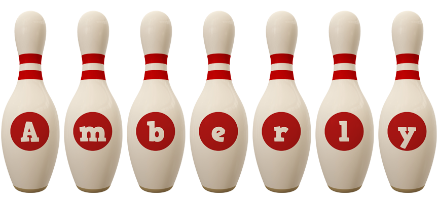 Amberly bowling-pin logo