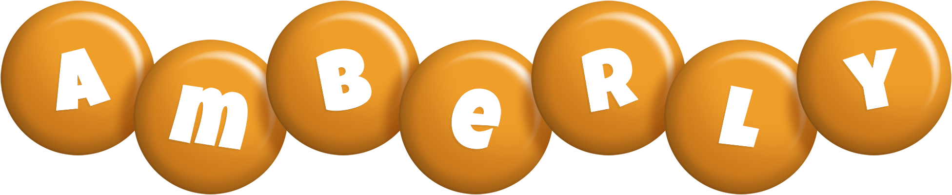 Amberly candy-orange logo