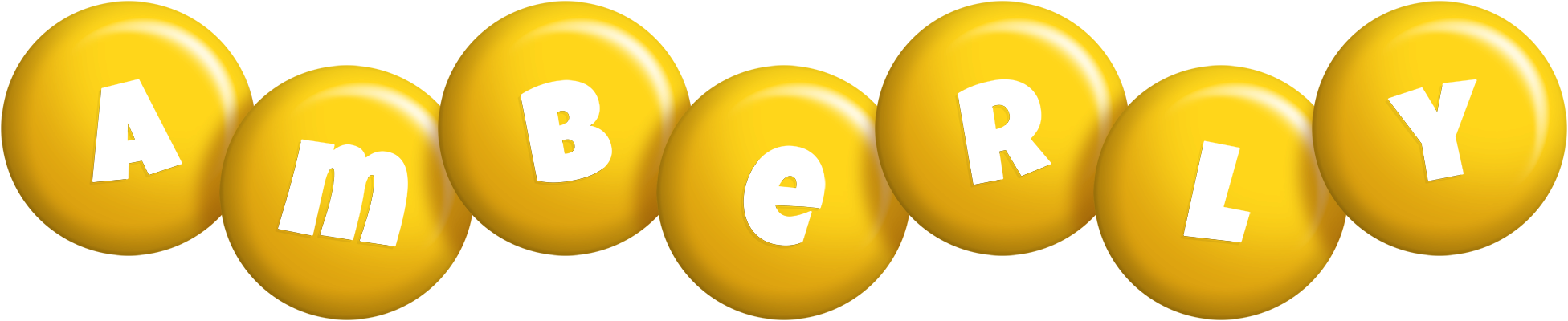 Amberly candy-yellow logo