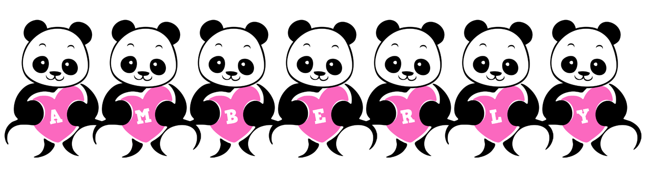 Amberly love-panda logo