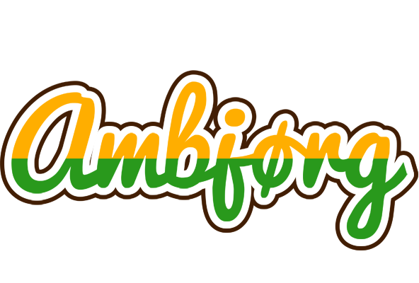 Ambjørg banana logo