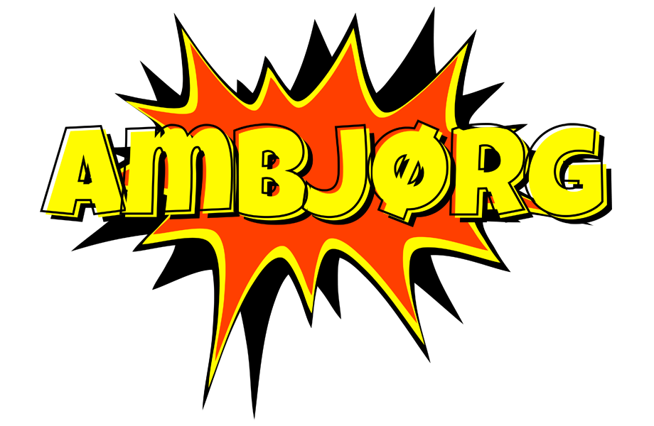 Ambjørg bazinga logo