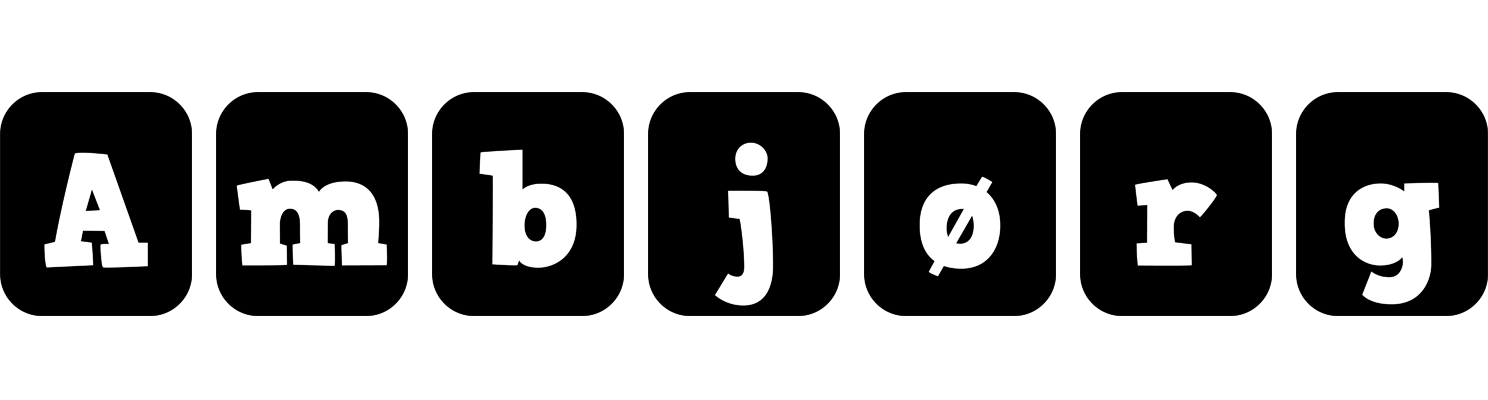 Ambjørg box logo