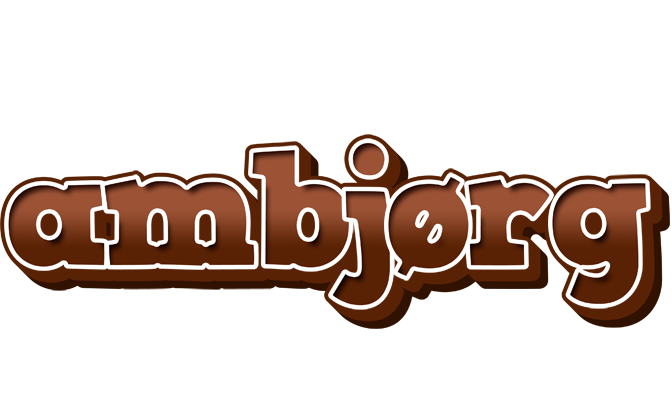 Ambjørg brownie logo