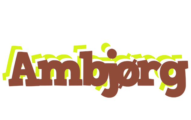Ambjørg caffeebar logo