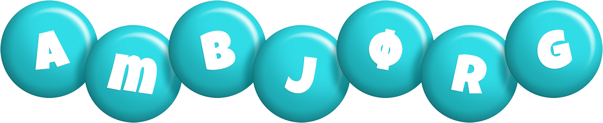 Ambjørg candy-azur logo