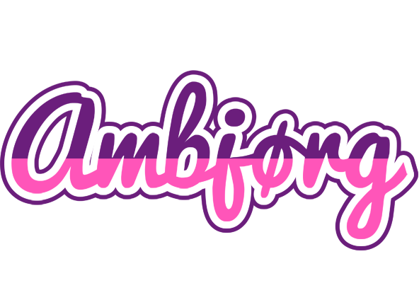 Ambjørg cheerful logo
