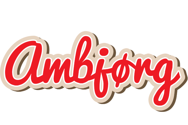 Ambjørg chocolate logo