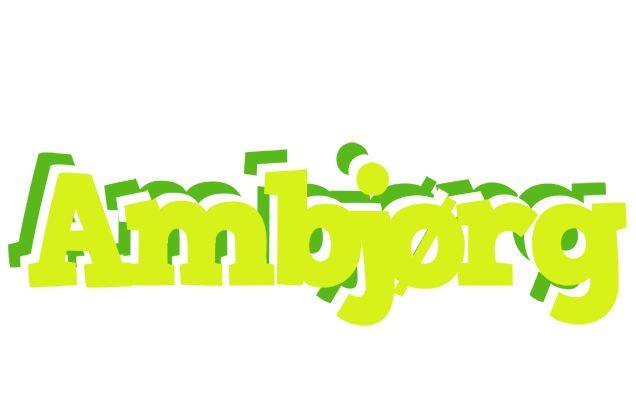 Ambjørg citrus logo